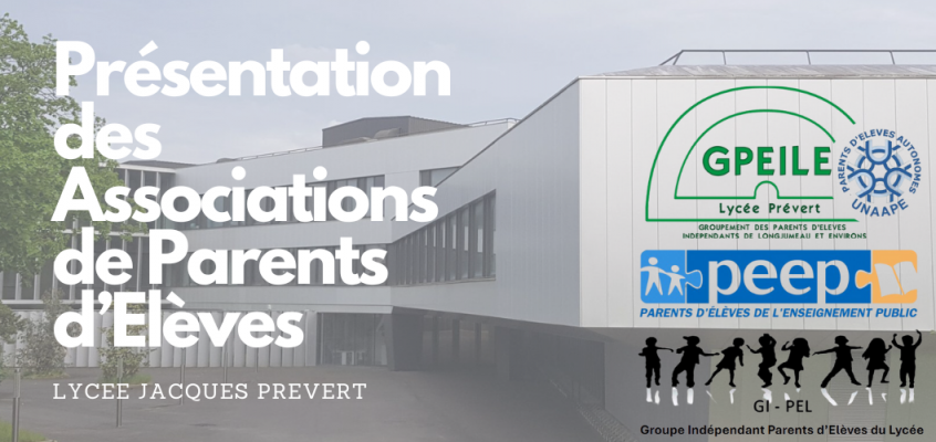 Présentation des associations de parents d’élèves